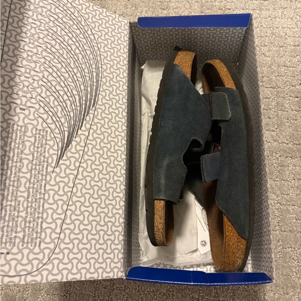 Birkenstock Dark Navy Suede Arizona BS - Picture 5 of 5